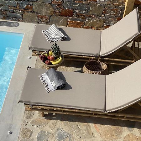 Villa Ypsilon Naxos - Luxury Holiday House With Amazing Sea View & Private Pool Agia Anna  Zewnętrze zdjęcie