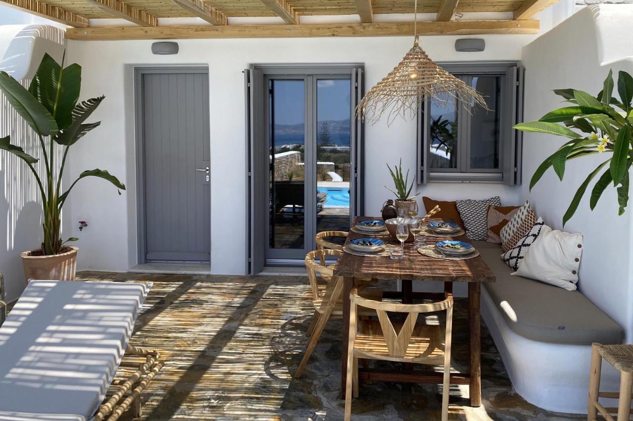 Villa Ypsilon Naxos - Luxury Holiday House With Amazing Sea View & Private Pool Agia Anna  Zewnętrze zdjęcie