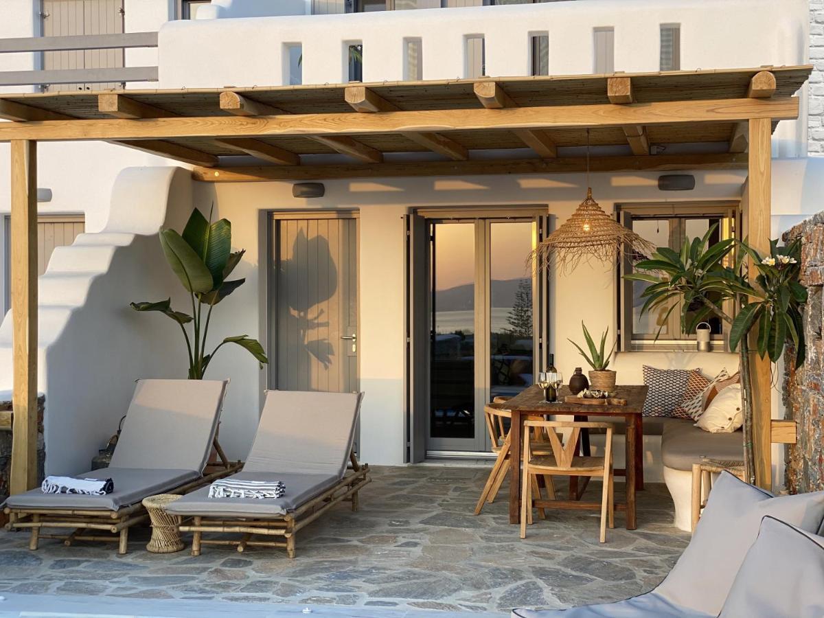 Villa Ypsilon Naxos - Luxury Holiday House With Amazing Sea View & Private Pool Agia Anna  Zewnętrze zdjęcie
